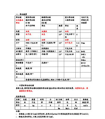 流量单位换算详解（从比特到千兆，了解流量单位的转换方法和意义）