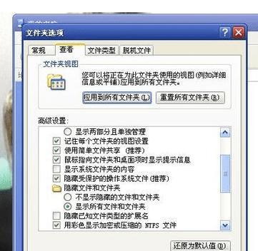 揭秘隐藏文件显示文件夹的神奇方法（轻松找回被隐藏的文件夹，从此不再烦恼丢失重要资料）